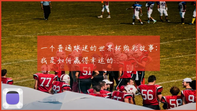 一个普通球迷的世界杯购彩故事:我是如何赢得幸运的