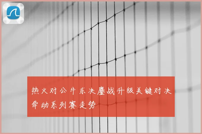 热火对公牛东决鏖战升级关键对决牵动系列赛走势